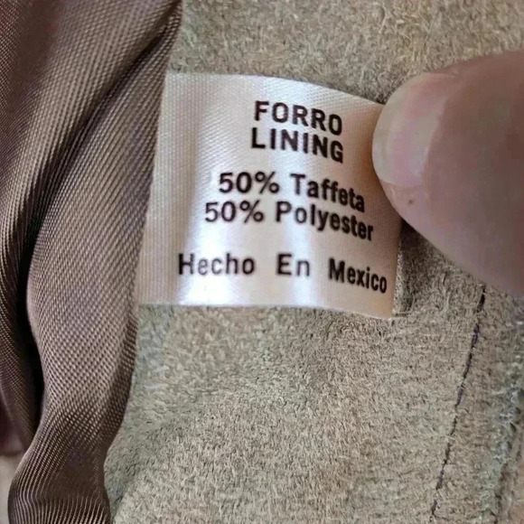 CEVY'S Suede Jacket Size 48 - Picture 5 of 10